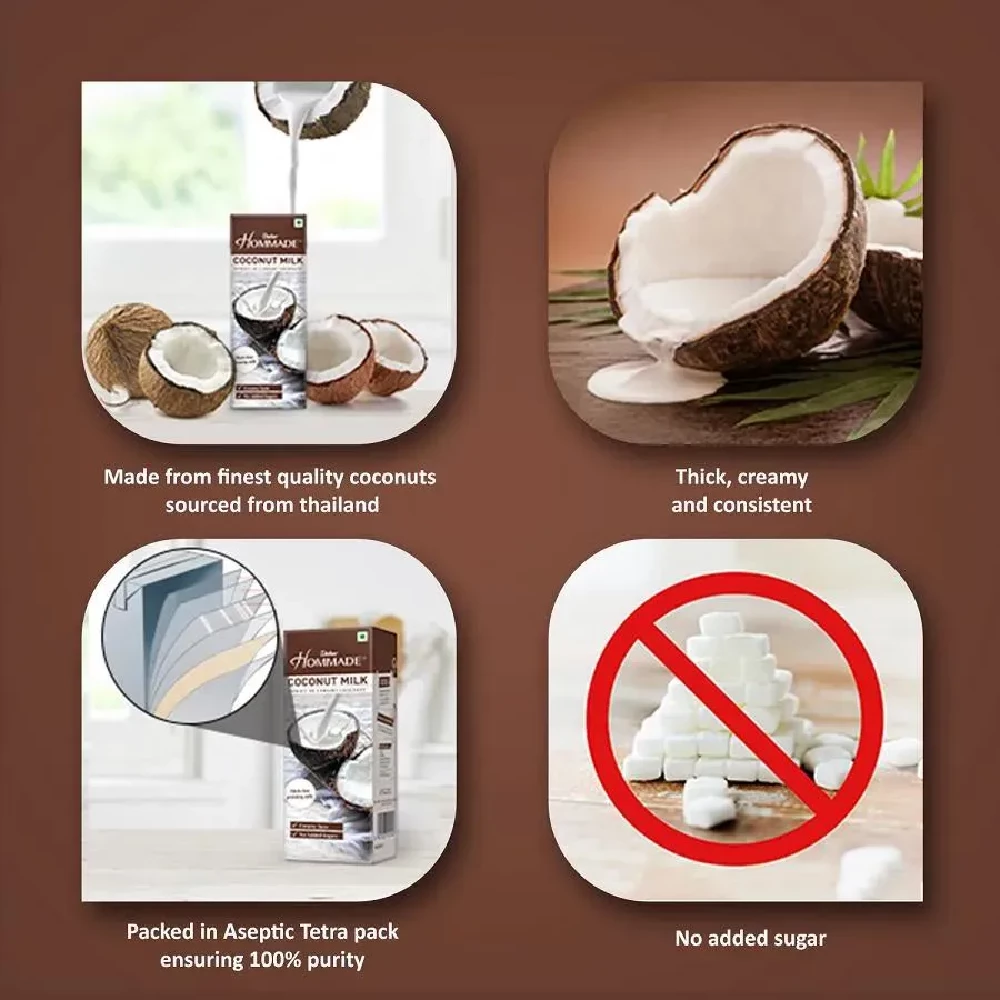 Dabur Hommade - Coconut Milk, 3x200 ml-8.webp